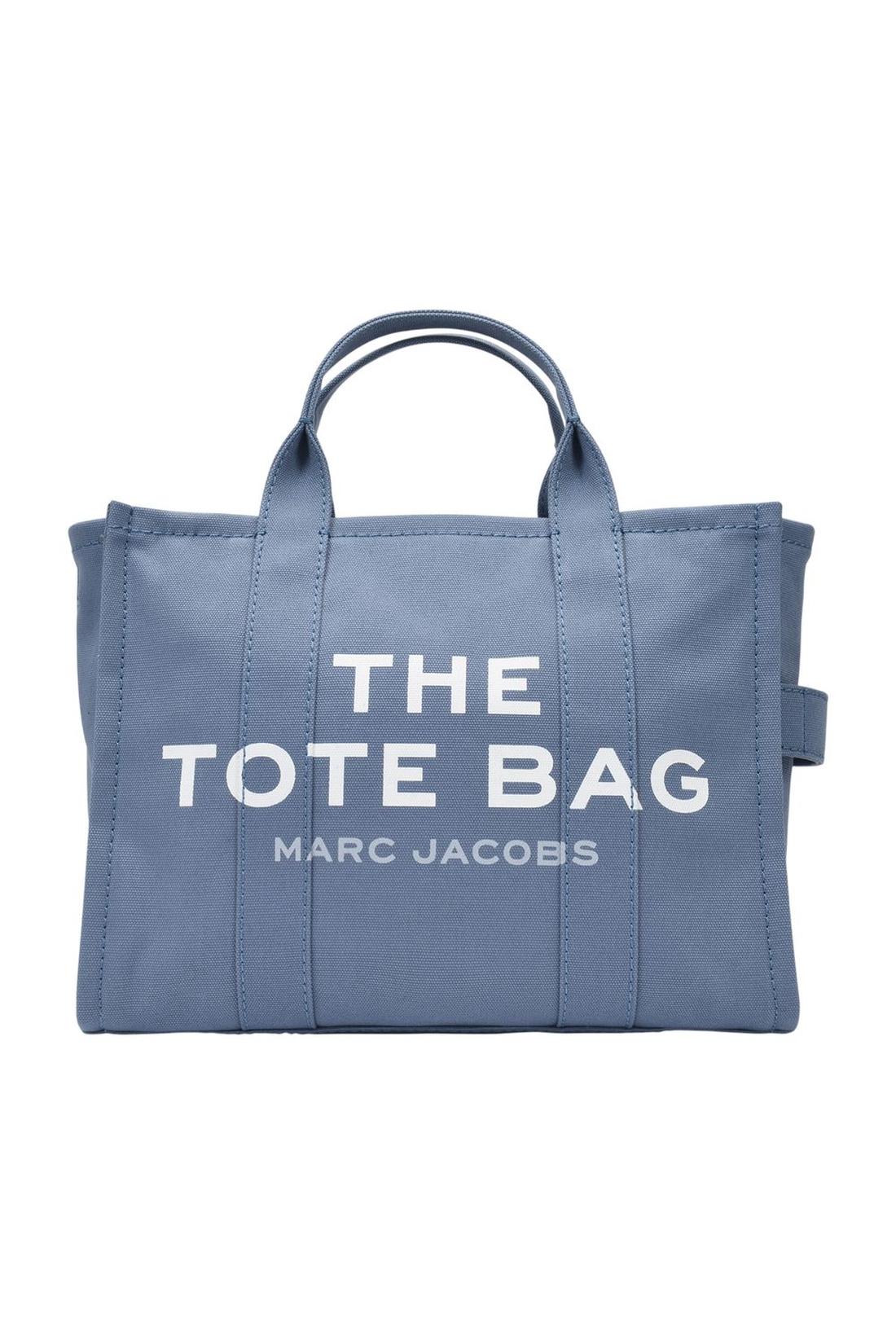 The Medium Tote Tasche aus blauem Canvas