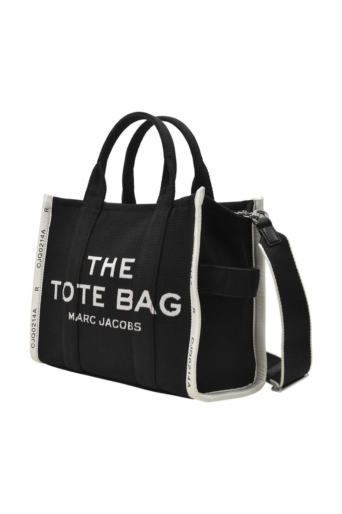 The Medium Tote Tasche aus schwarzem Canvas