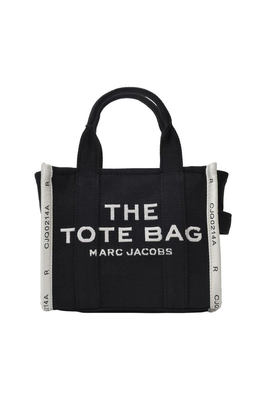 The Small Tote Tasche aus schwarzem Canvas