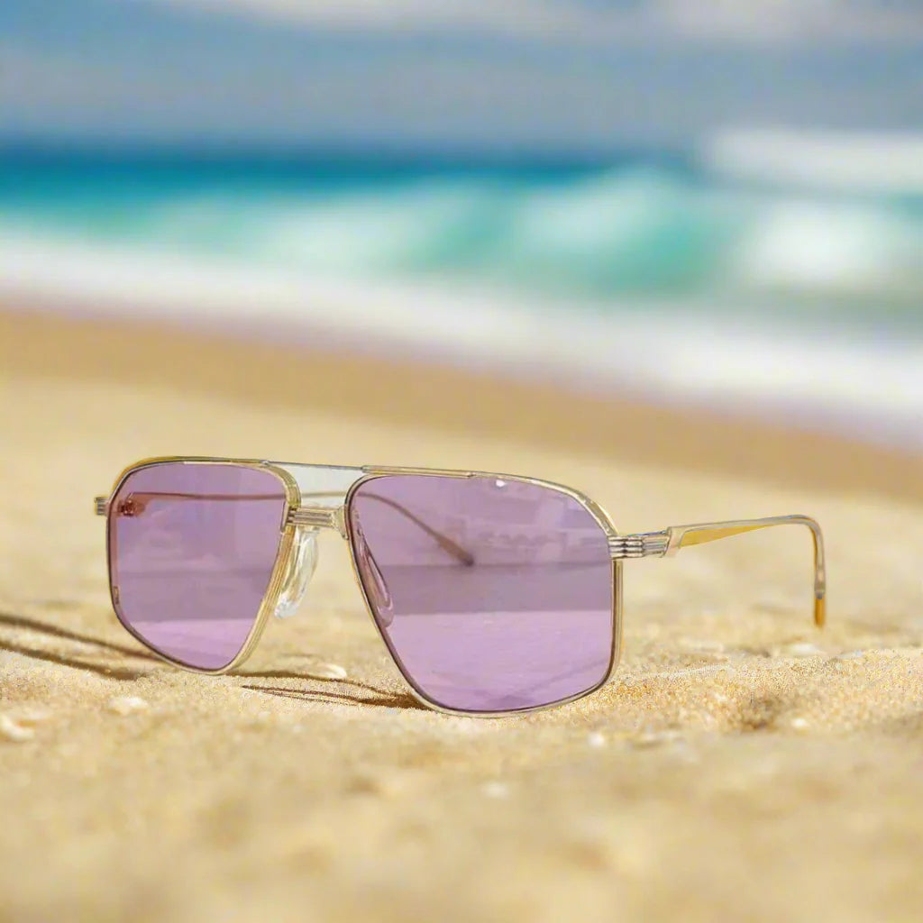 Jacques Marie Mage Jagger ultralight titanium square style sunglasses