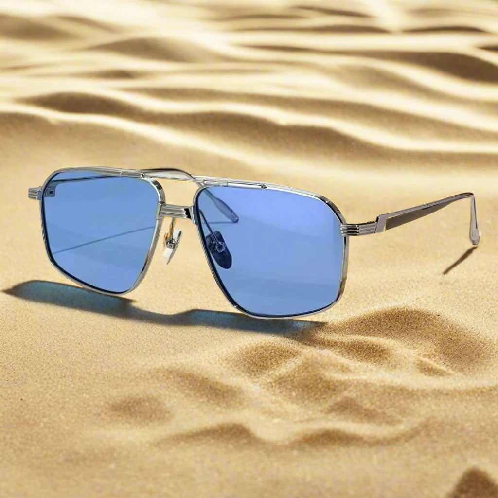 Jacques Marie Mage Jagger ultralight titanium square style sunglasses