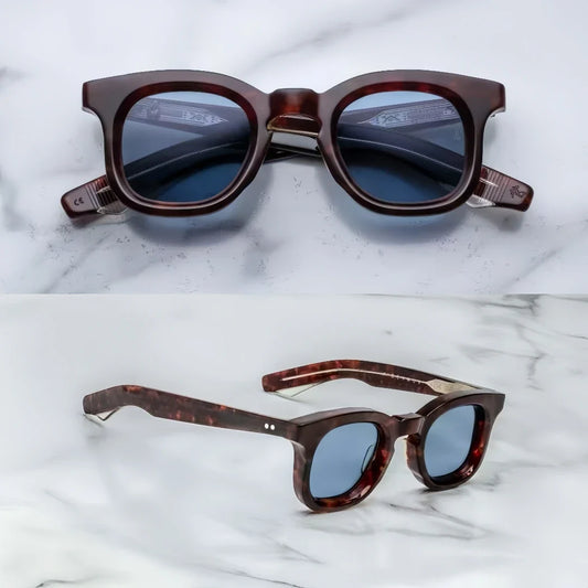 Jacques Marie Mage DEVAUX Inspired sunglasses thick acetate retro square
