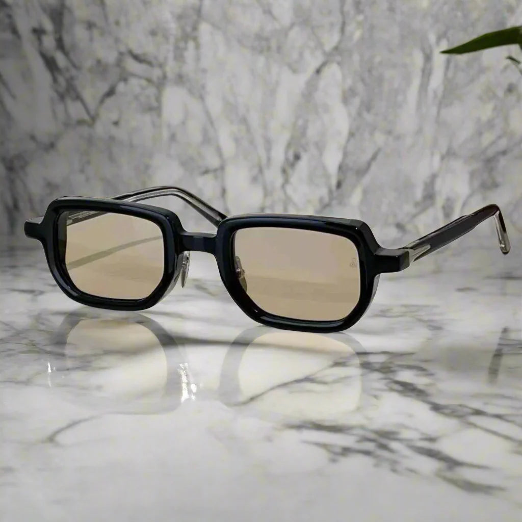 Jacques marie mage ASTAIRE vintage square sunglasses thick acetate luxury shades