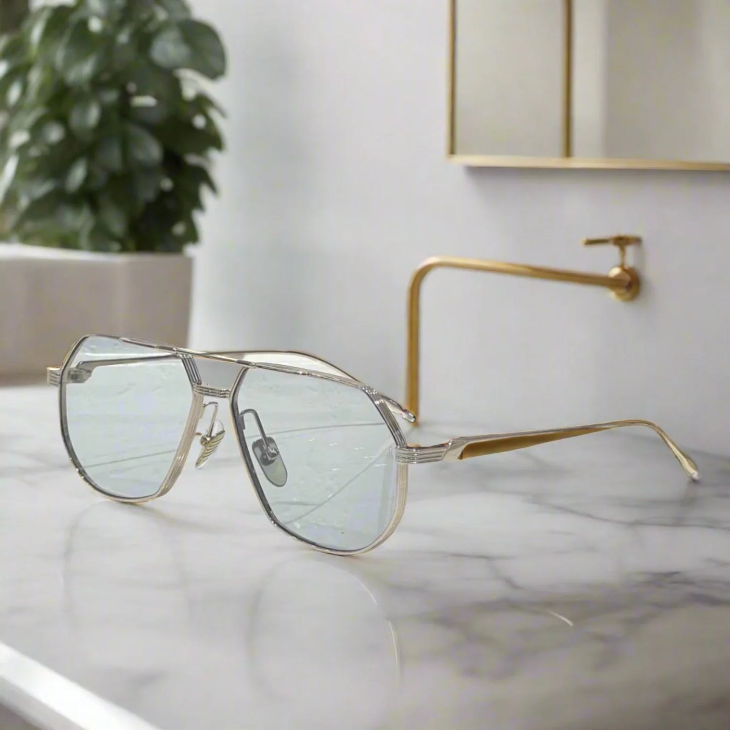 Jacques marie mage REYNOLD vintage oversize sunglasses quality titanium square frame