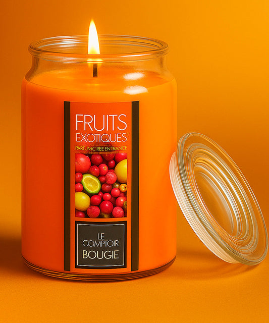 Duftkerze im dekorativen Glas mit Deckel, 510 Gramm, verschiedene Düfte