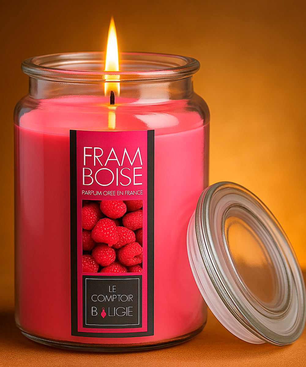 Duftkerze im dekorativen Glas mit Deckel, 510 Gramm, verschiedene Düfte