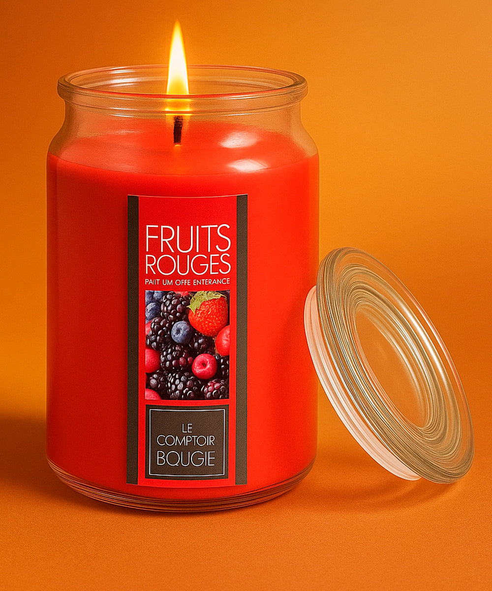 Duftkerze im dekorativen Glas mit Deckel, 510 Gramm, verschiedene Düfte