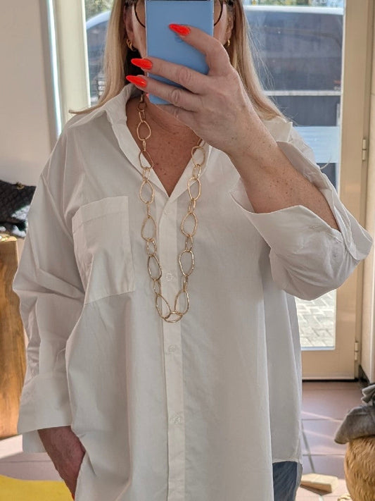 Kette aus großen Elementen Gold Größe M Bijoux 8111870