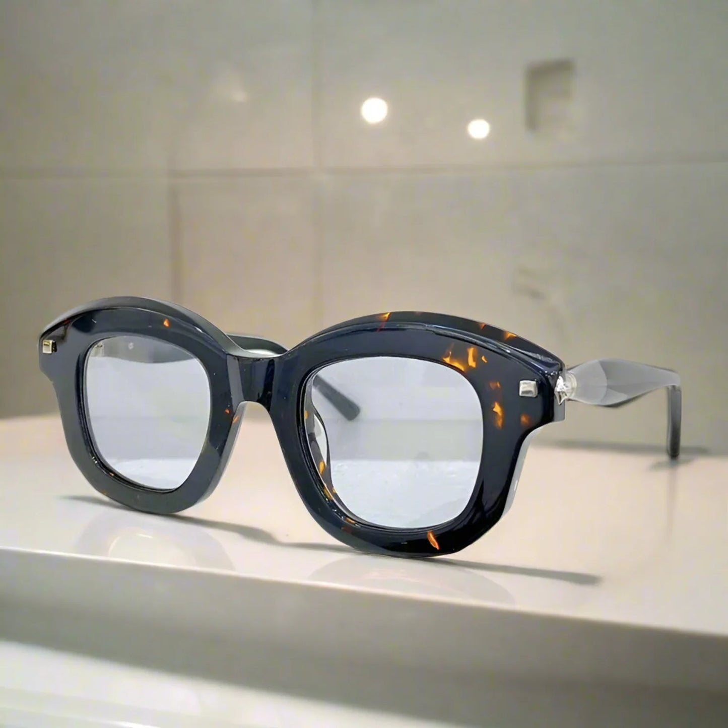 Kuboraum maske J1 premium sunglasses thick acetate classical design lenses