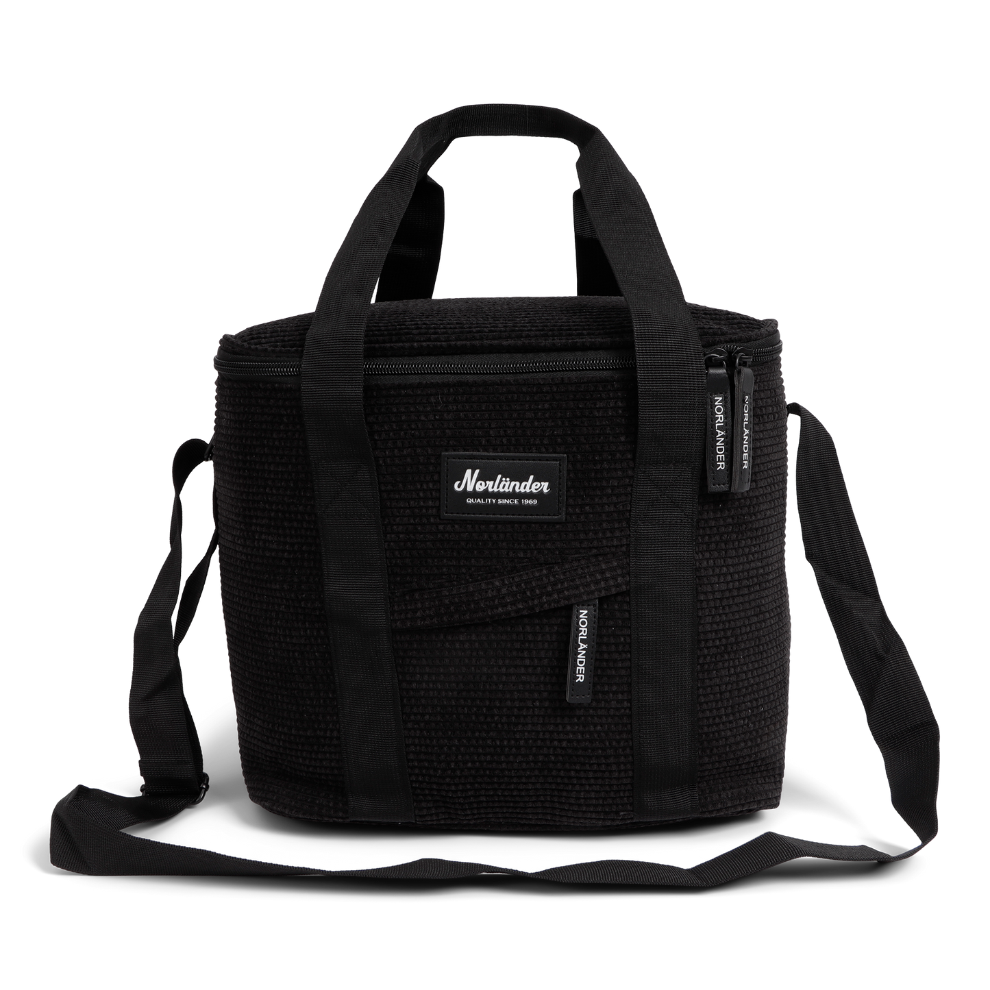 Kühltasche » Gefriertasche » isolierte Picknick Tasche in Cord Optik » Isoliertasche » Kleine Kühlbox mit Henkel und Schultergurt