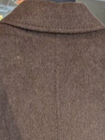 Langer Kaschmir Mantel Wollmantel Handmade Coffee Braun - von SensUniq J899