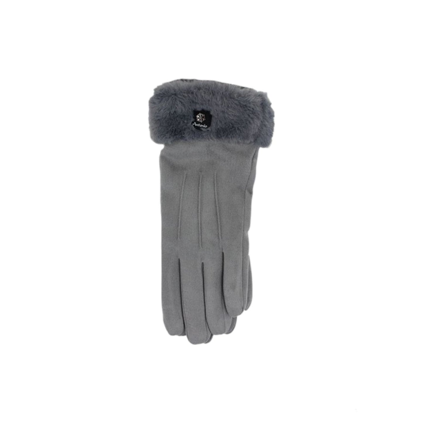 Winter Damen Handschuhe » Fingerhandschuhe mit Kunstpelz » Winterhandschuhe mit Smartphone Touch-Funktion