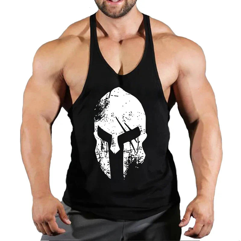 Men gym stringer tank – muscle workout vest for fitness