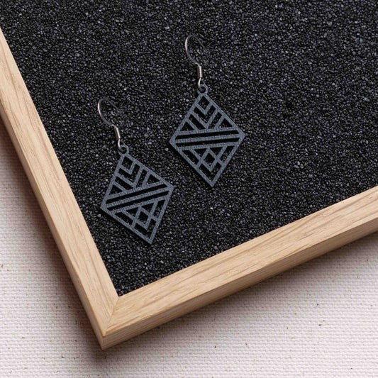 Ohrringe / Ohrhänger aus Holz | Tribal Echo