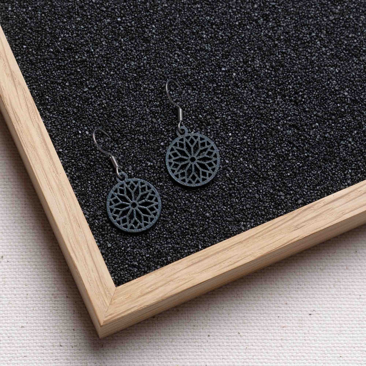 Ohrringe / Ohrhänger aus Holz | Sunwheel