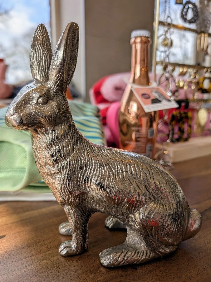 Hase glänzend Alu Silber - von GRÖNER