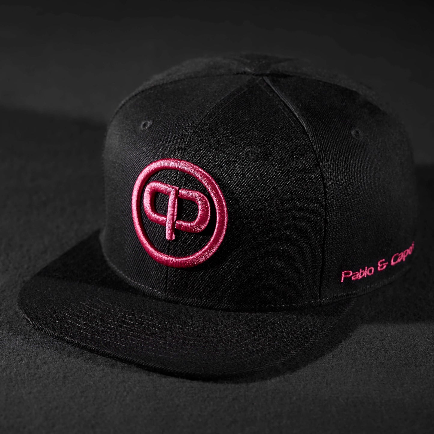 Snapback Cap - Black & Pink