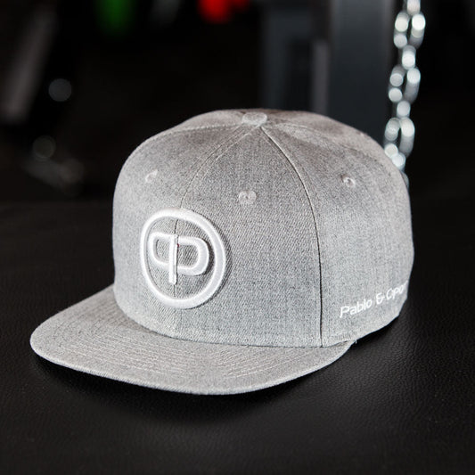 Snapback Cap - Grey & White 2.0