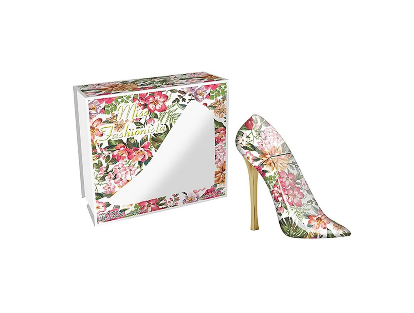 Damen Parfüm » Stiletto mit Blumenmuster 100 ml Eau de Parfum | Tiverton Miss Fashionista White