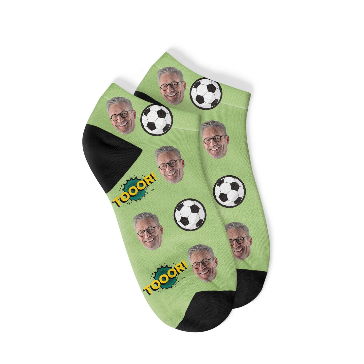 Personalisierte Fußball Sneakersocken