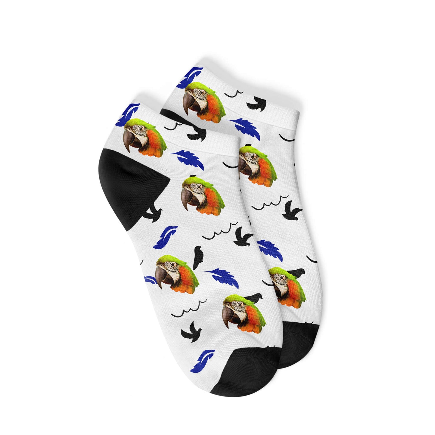 Personalisierte Vogel Sneakersocken