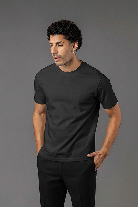 BASIC T-SHIRT GERADER SAUM T20