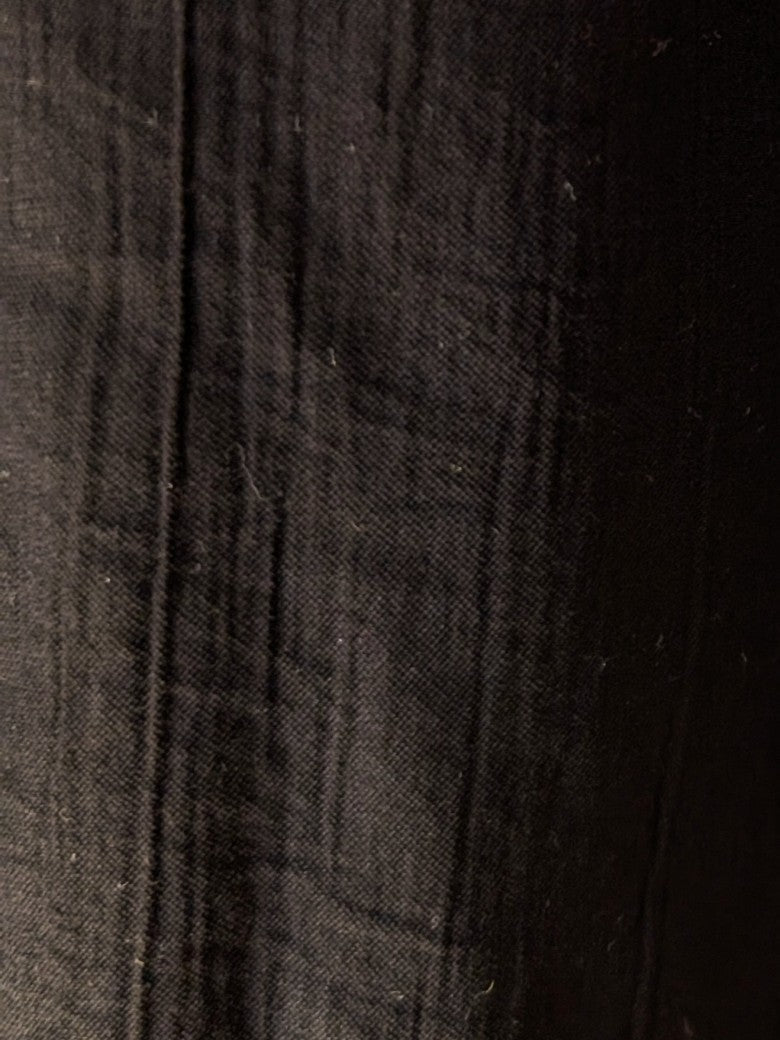 Hose leichte Pumphose aus Viskose mit Gummizug Taille und Bein in Schwarz Größe M/L - von LUMIMA