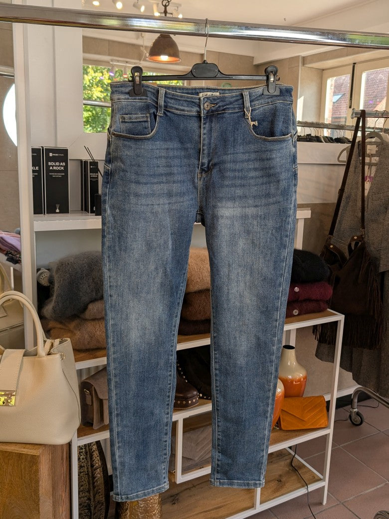 Hose Jeans Stretch elastisch Pushup Blau - I Dodo L4030-2#