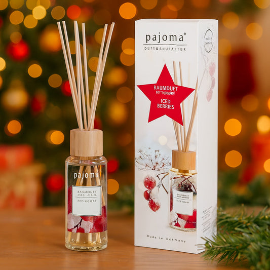 Raumduft 100 ml, mit 10 Rattanstäbchen, Winter-Edition
