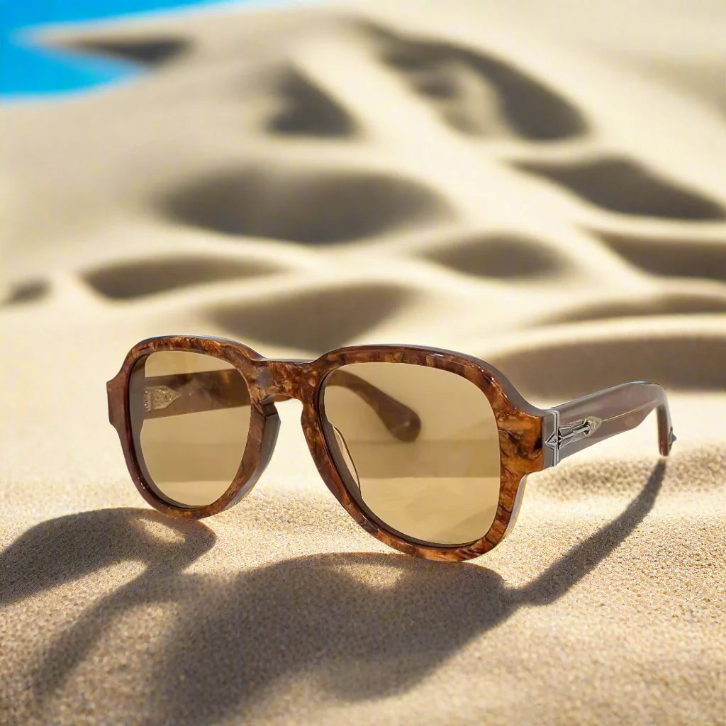 Jacques Marie Mage RED CLOUD Solid thick and old money type sunglasses