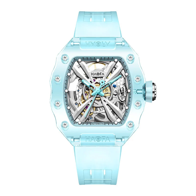 Haofa luminous crystal watch automatic mechanical timepiece