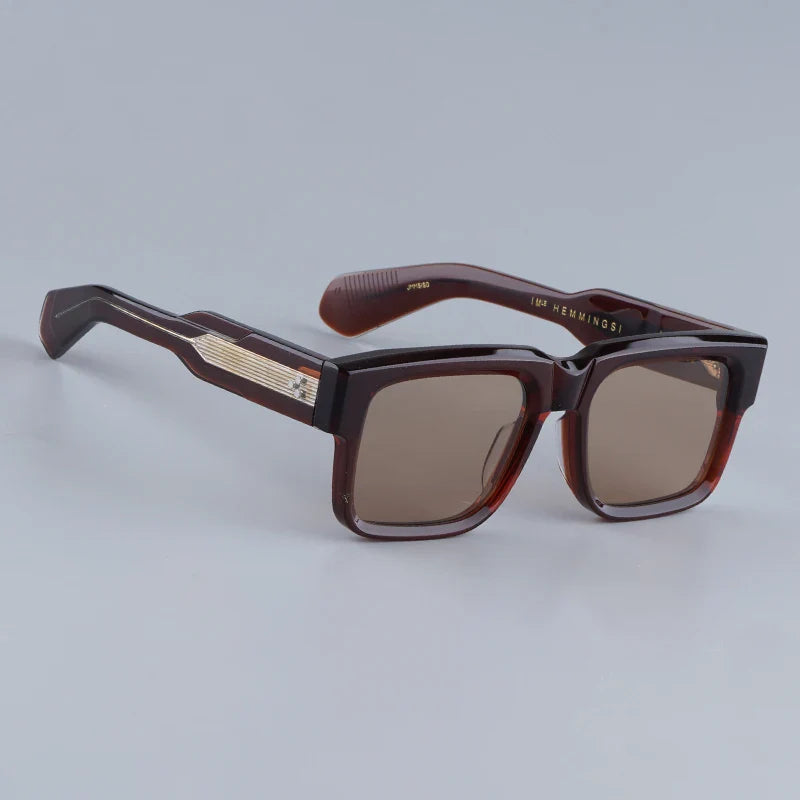 Jacques marie mage Hemmings sunglasses the bossy classic square frame with case