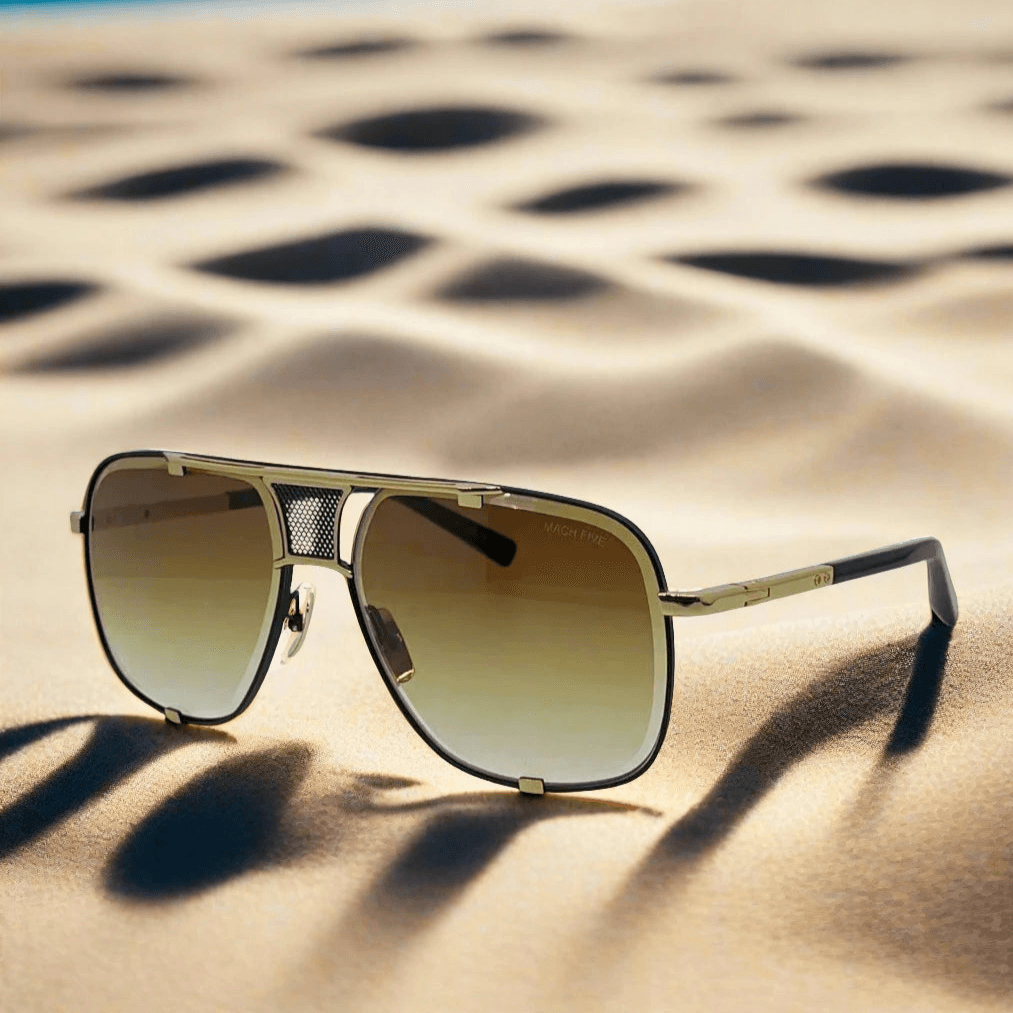 Mach five high quality titanium fashionable sunglasses
