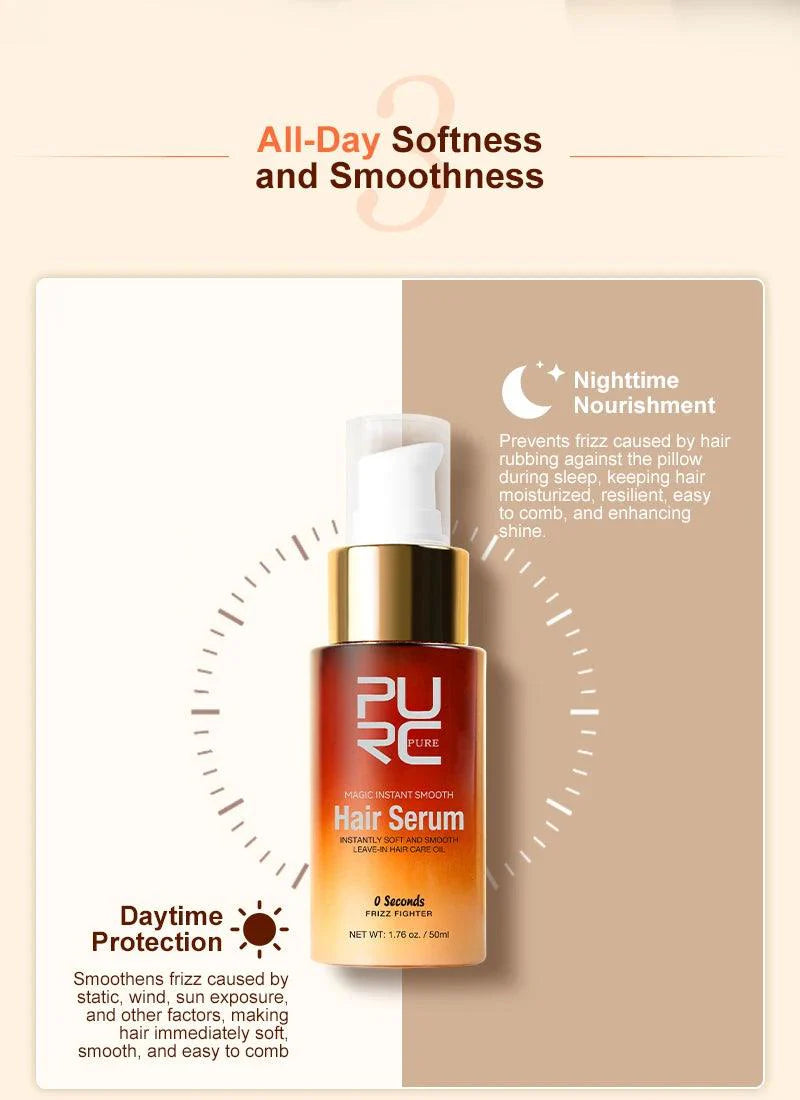 PURC magic smoothing serum repair damaged hair