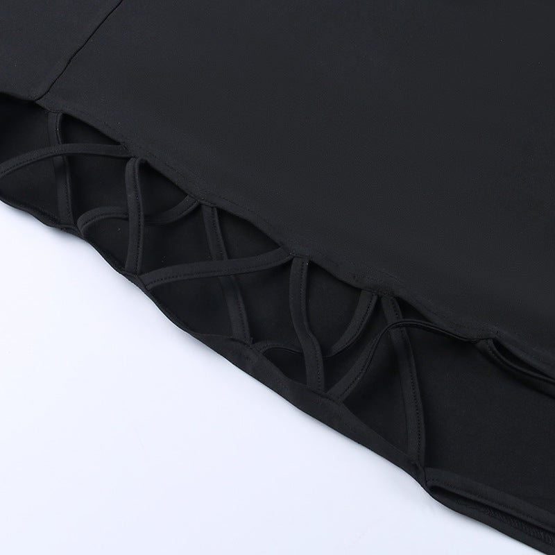 High Waist Bandage Maxi Dress