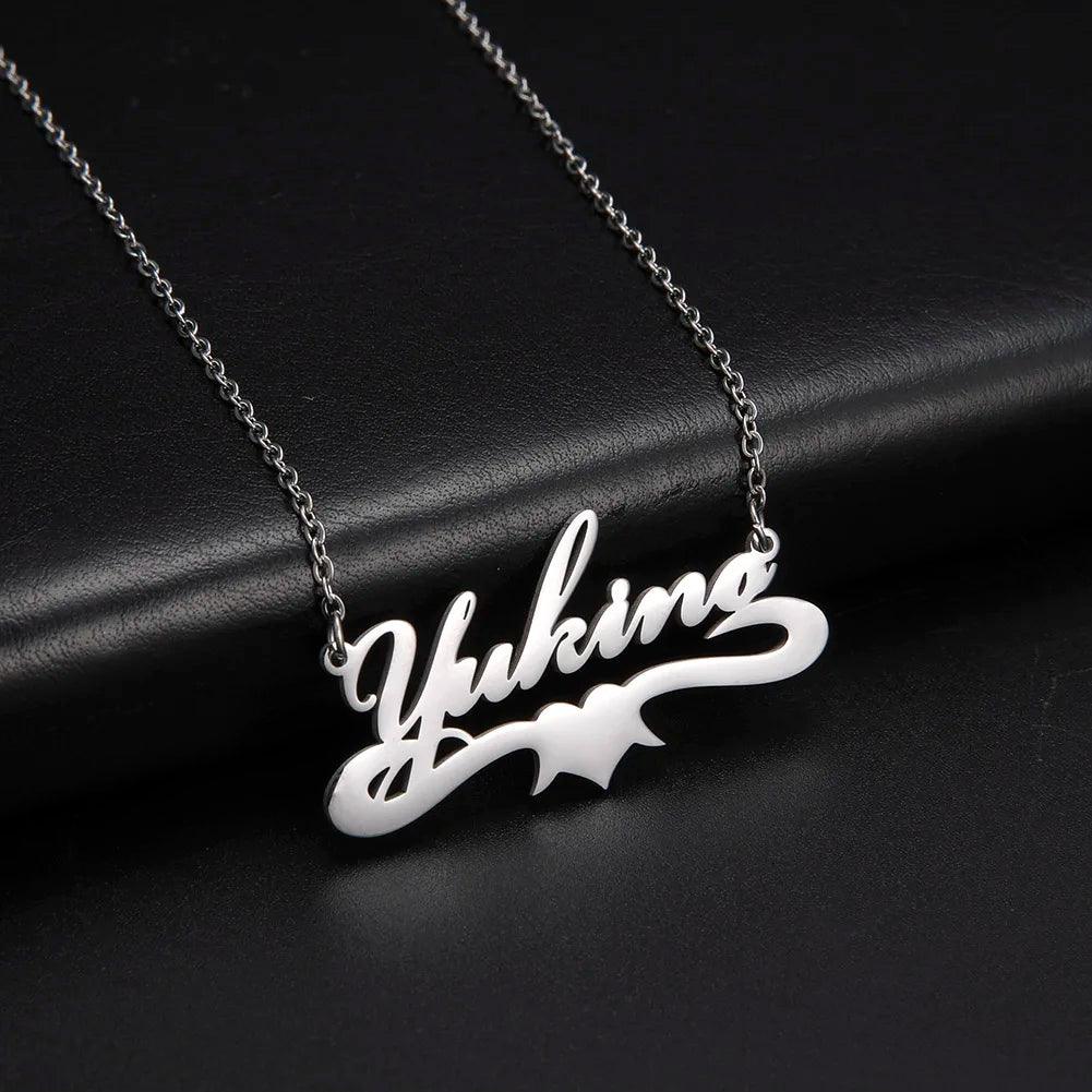 Your name on Necklace  Stainless Steel Jewelry