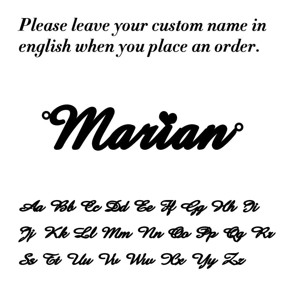 Your name on Necklace  Stainless Steel Jewelry