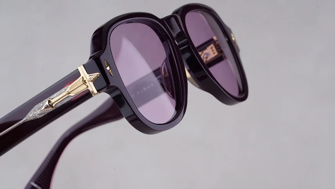 Jacques Marie Mage RED CLOUD Solid thick and old money type sunglasses