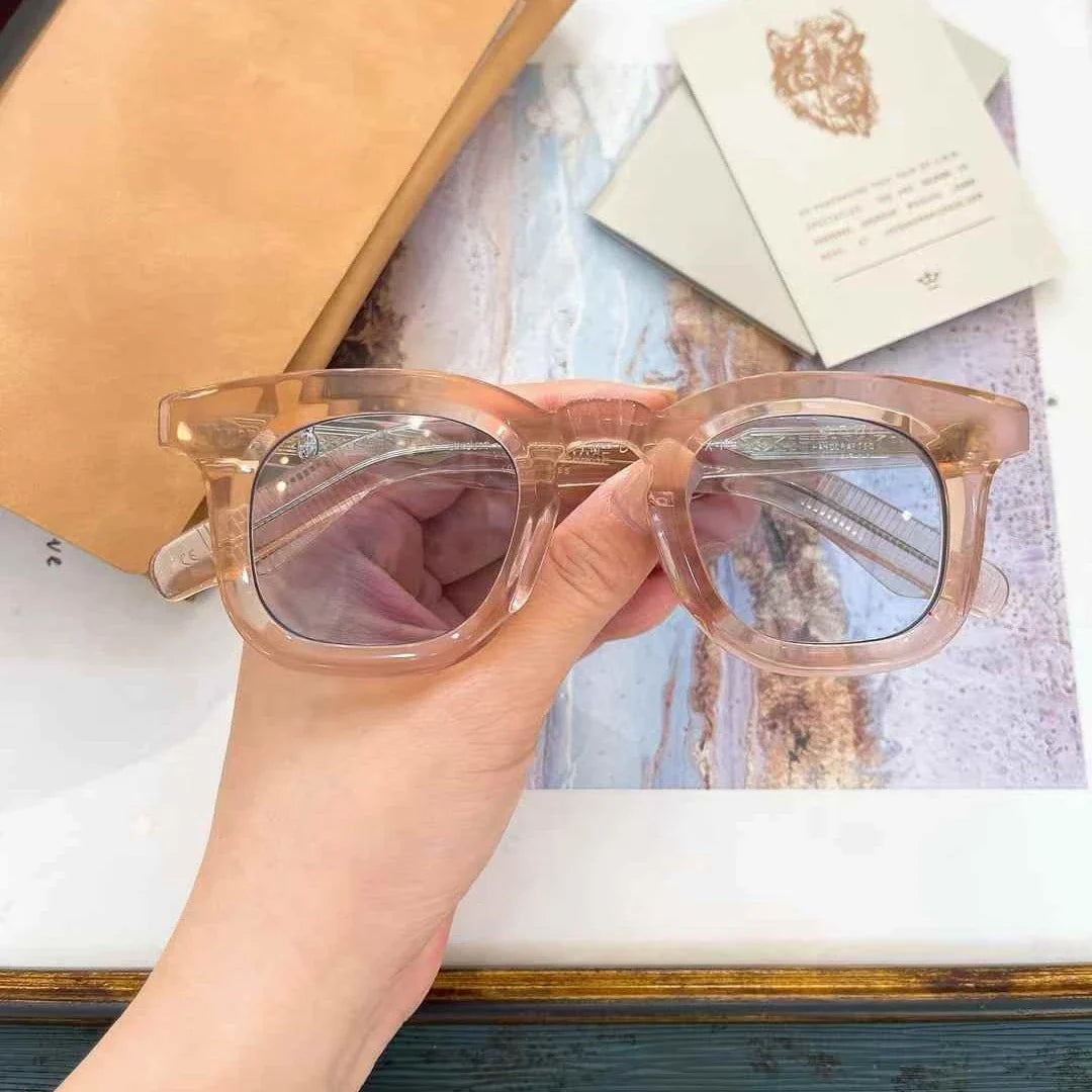 Jacques Marie Mage DEVAUX Inspired sunglasses thick acetate retro square