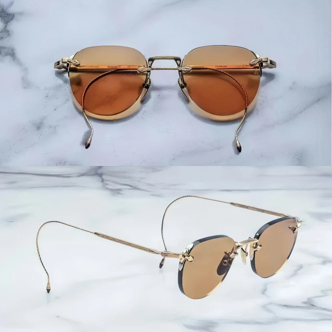 Jacques marie mage FAIRBANK fashion iconic trend sunglasses niche style rimless titanium