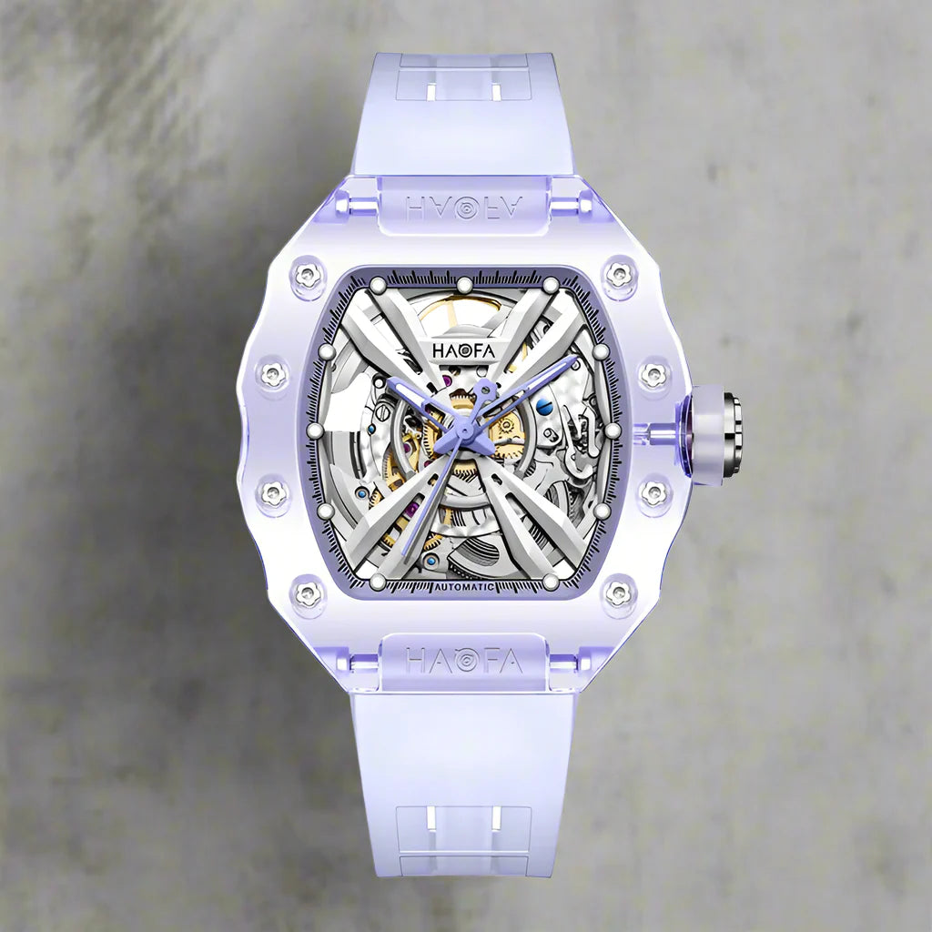 Haofa luminous crystal watch automatic mechanical timepiece