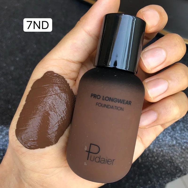 Face liquid foundation makeup waterproof base whitening cover dark circle