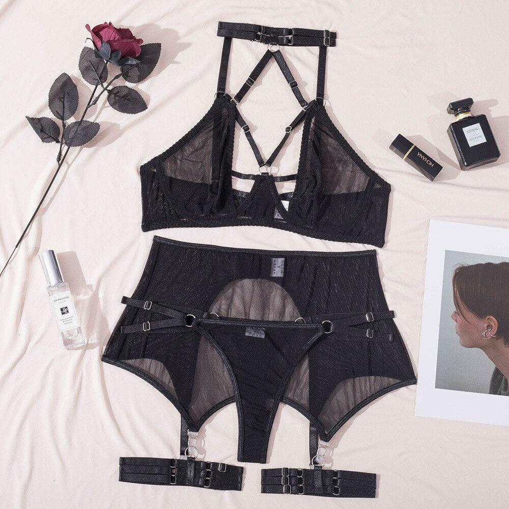 Halter Mesh Playsuit