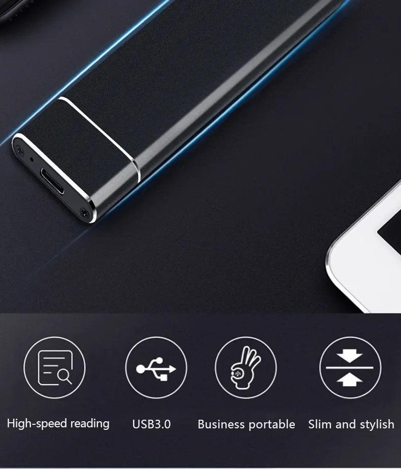 64 TB high speed mini portable external ssd for laptops phones