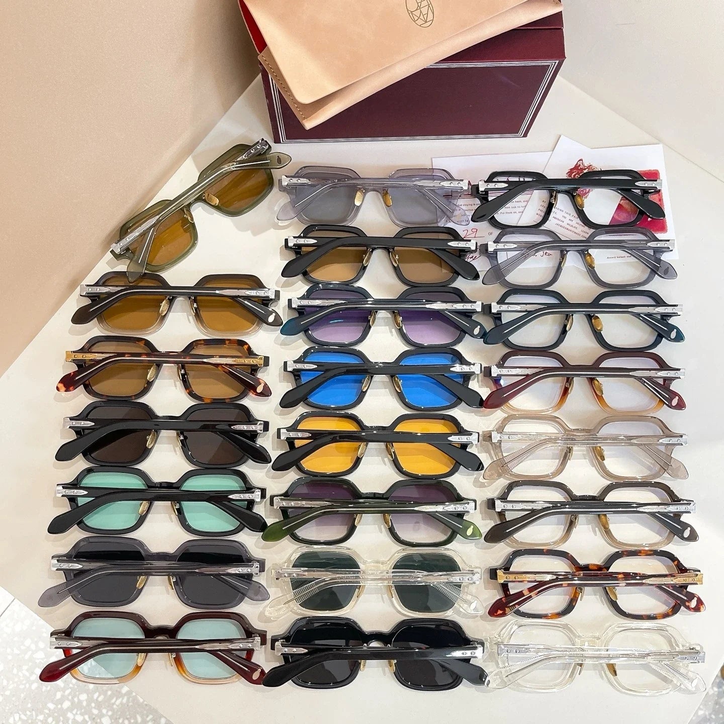 jacques marie mage holden sunglasses thick acetate vintage academy style