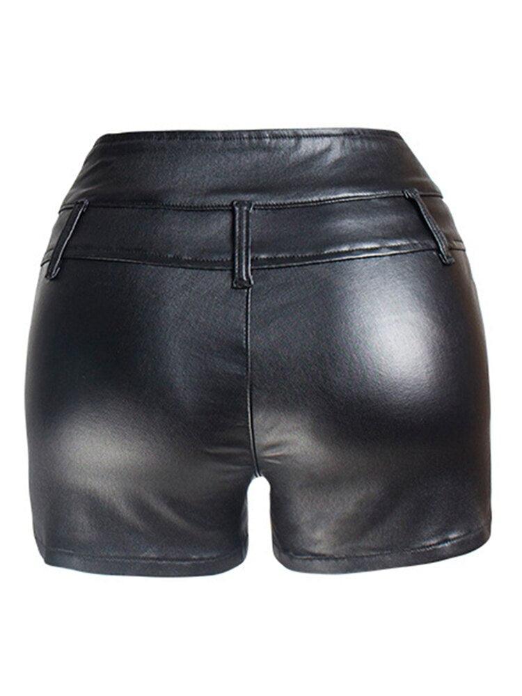 High Waist Solid Short