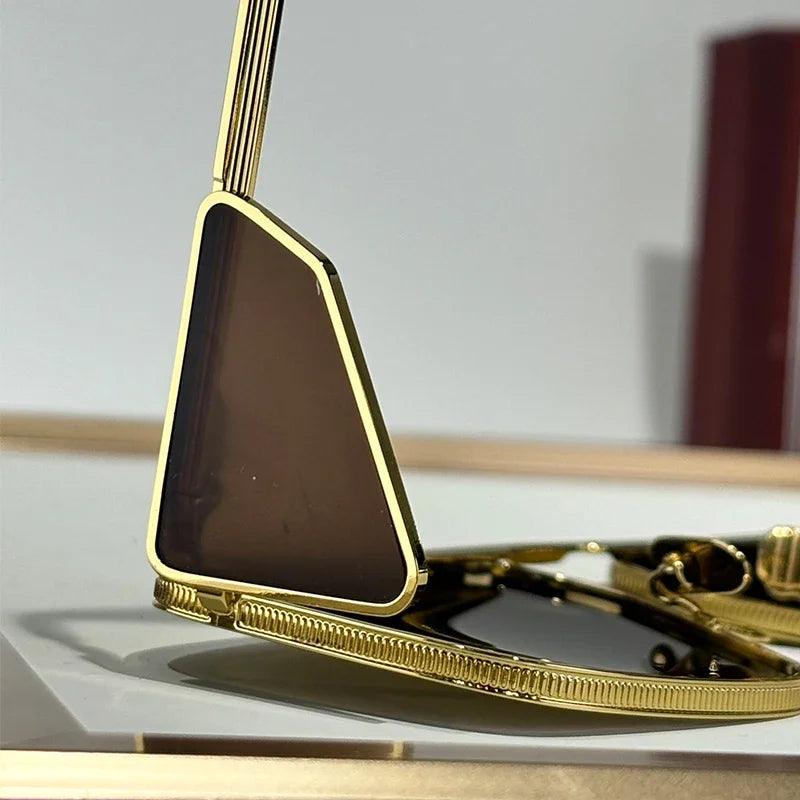 JACQUE MARIE MAGE,Assen alloy handmade sunglasses classical vintage