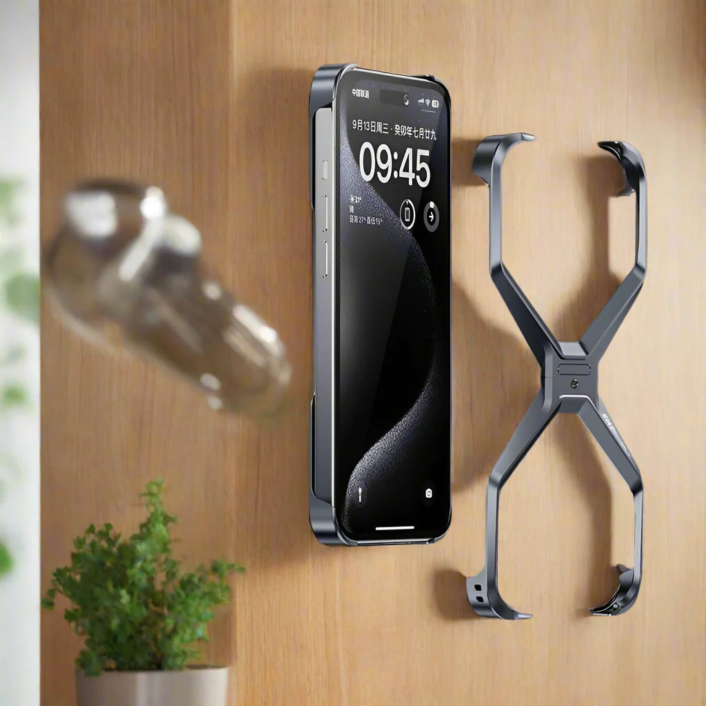 Phone case for iphone metal x type removable heat dissipation  cover