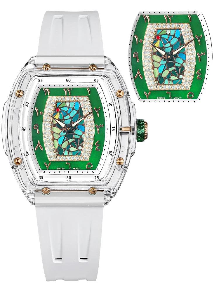 Dubai watch fashion crystal quartz wristwatch precious gift for girls