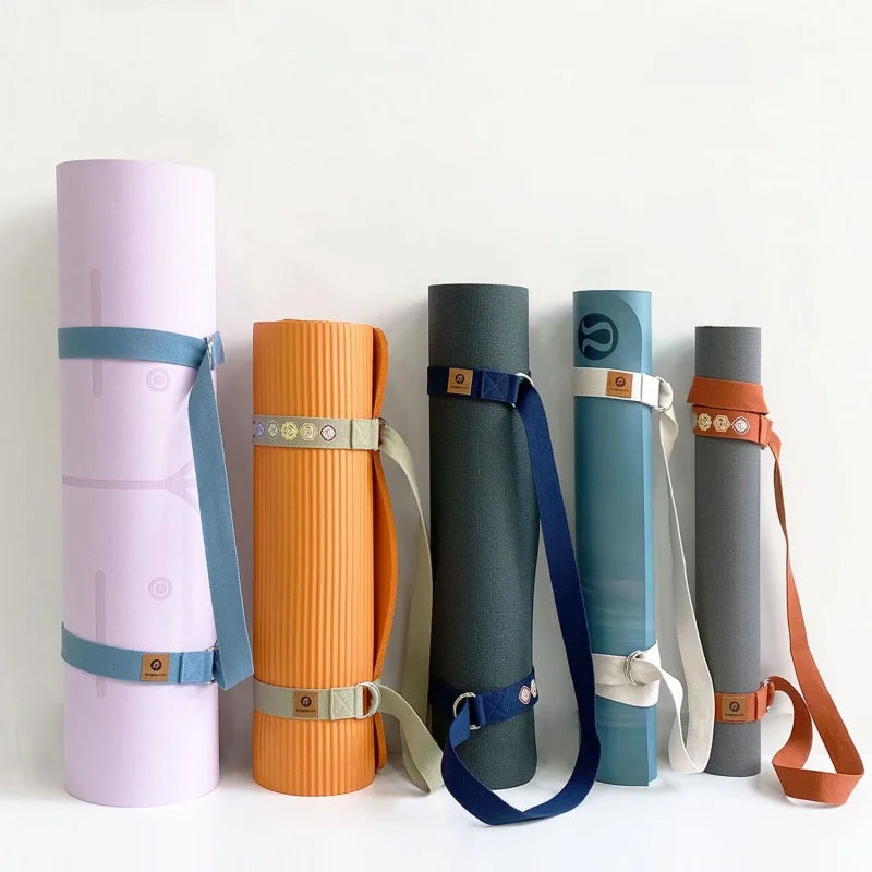 Yoga Mat Carrying Strap Adjustable Shoulder Straps Pilates Exercise  Yoga Belt Sport Sling Shoulder Yoga Strap Stretch Band